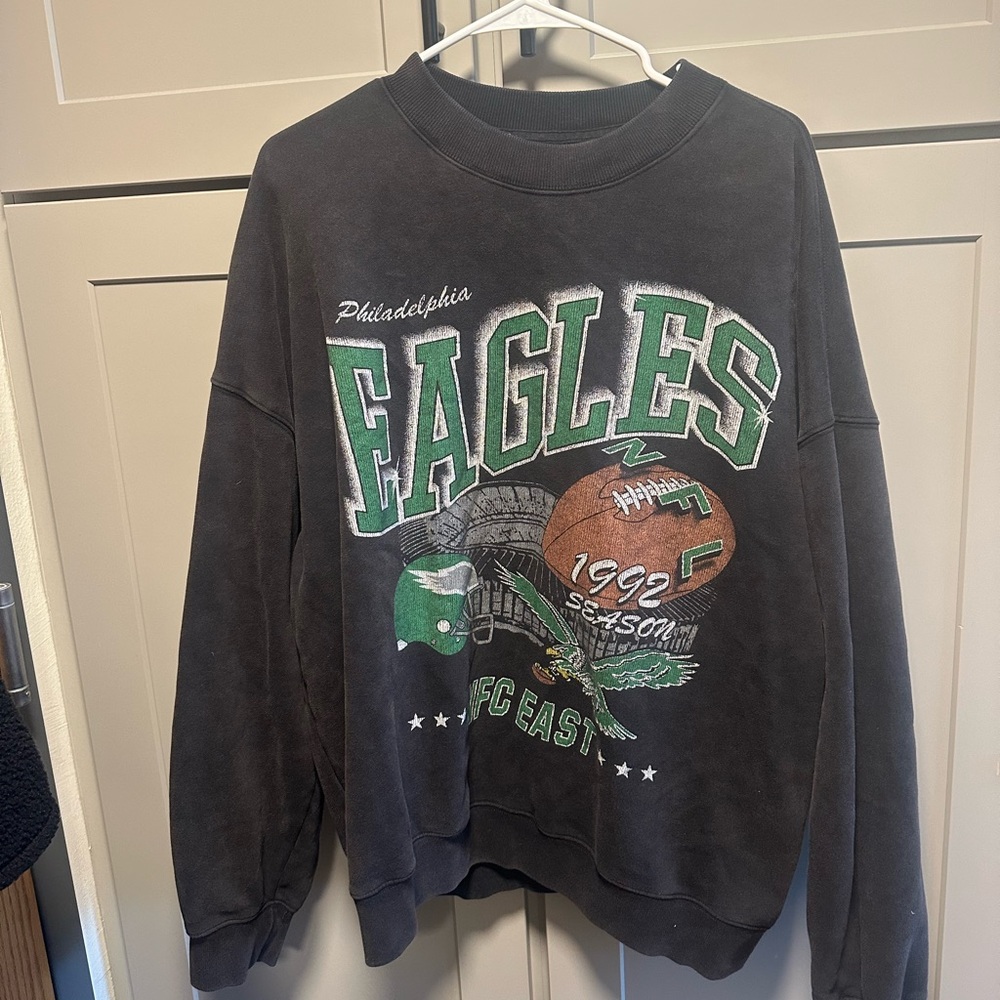 Eagles Graphic Men's Sweater - Black